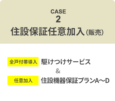 住設保証任意加入（販売）